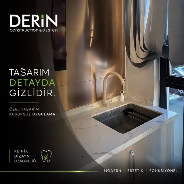 Derin klinik tasarımı tezgâh detayı